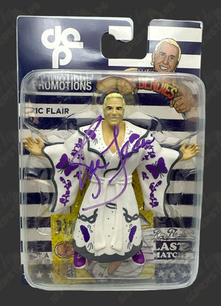 Ric Flair signed Jim Crocket Promotions Last Match Action Figure