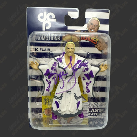 Ric Flair signed Jim Crocket Promotions Last Match Action Figure