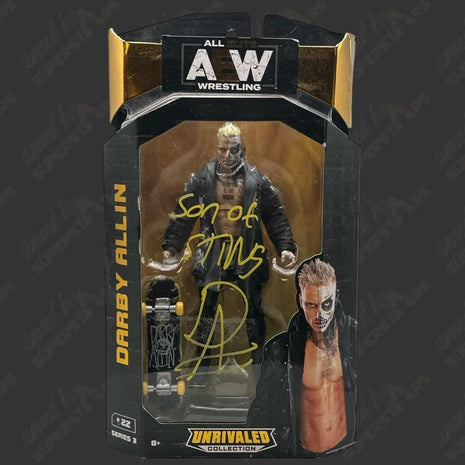 Darby Allin signed AEW Unrivaled Series 3 #22 Action Figure