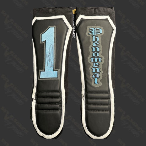 AJ Styles signed Ring Worn Kick Pads (WWE)