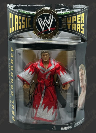 Paul Orndorff signed WWE Jakks Classic Superstars Action Figure