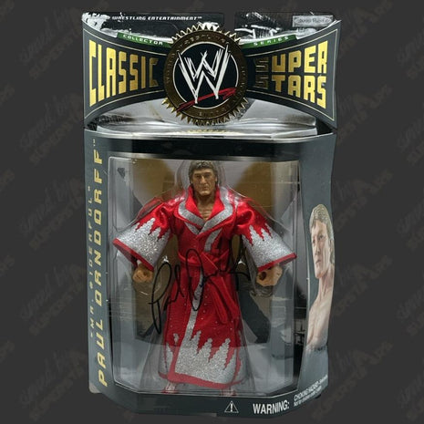 Figura de acción de WWE Jakks Classic Superstars firmada por Paul Orndorff