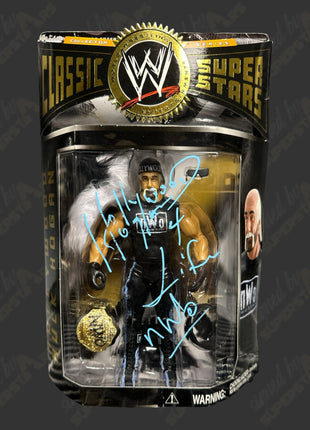 Hollywood Hulk Hogan signed WWE Classic Superstars Action Figure