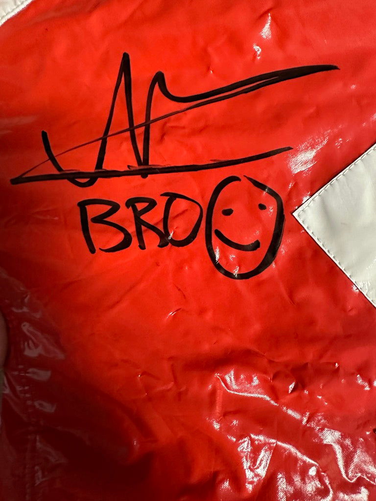 Matt Riddle signed Ring Worn Tights & Jacket Combo – Signed By Superstars