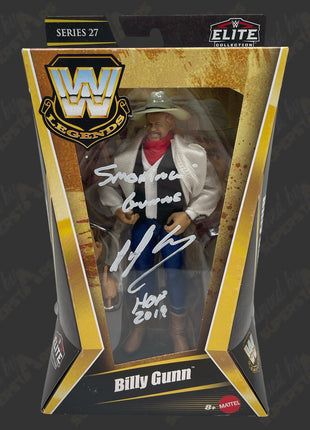 Billy Gunn signed WWE Elite Series 27 Action Figure (w/ Protector)