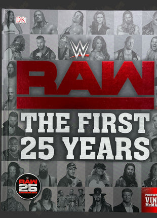 Kurt Angle signed WWE RAW First 25 Years Book