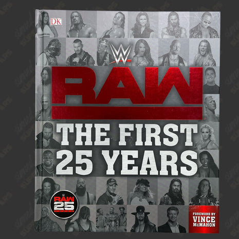 Kurt Angle signed WWE RAW First 25 Years Book