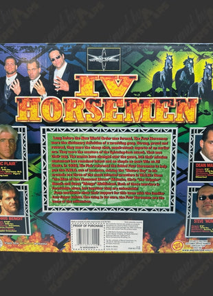 Ric Flair & Steve McMichael dual signed WCW 4 Horseman Action Figure Pack (w/ JSA)