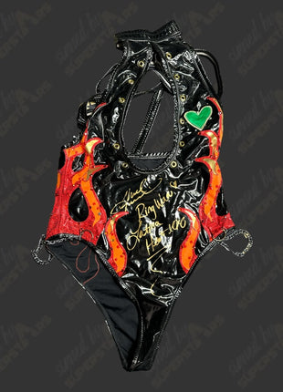 Body con anillo firmado por Shaul Guerrero