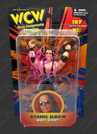 Auction:  Bret Hart signed WCW Action Figure (w/ Beckett)