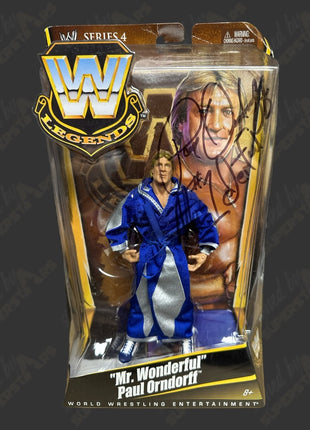 Paul Orndorff signed WWE Legends Series 4 Action Figure