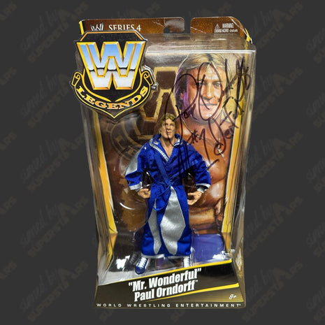 Paul Orndorff signed WWE Legends Series 4 Action Figure