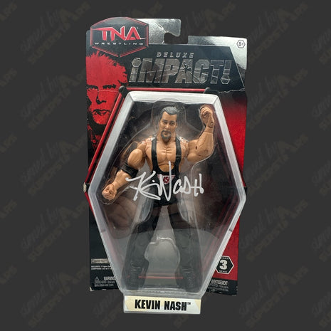 Kevin Nash signed TNA Impact Action Figure