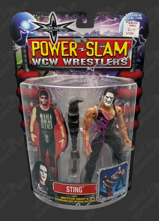 Sting signed WCW Power Slam Action Figure