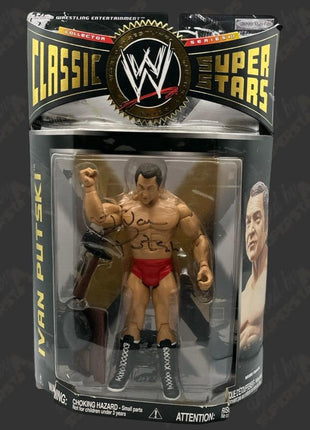 Ivan Putski signed WWE Jakks Classic Superstars Action Figure