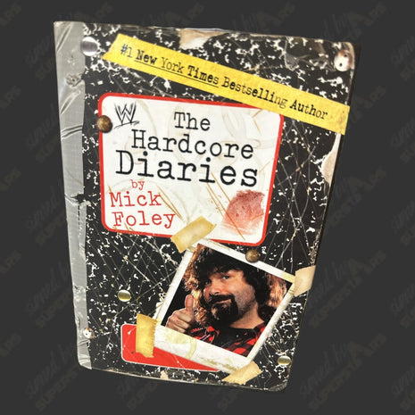 Mick Foley signed The Hardcore Diaries Book