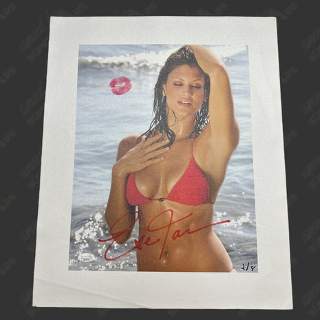 Eve Torres signed & kissed 16x20 Canvas (w/ JSA)