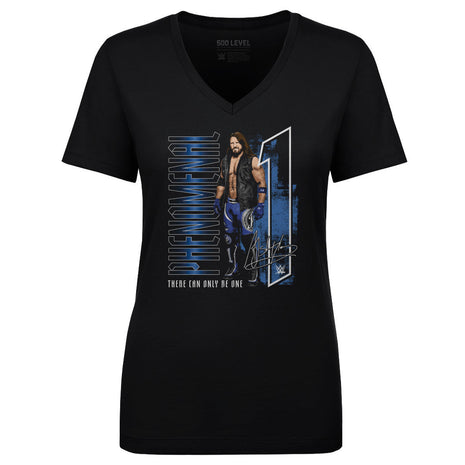 A.J. Styles Phenomenal Women's WWE V-Neck T-Shirt