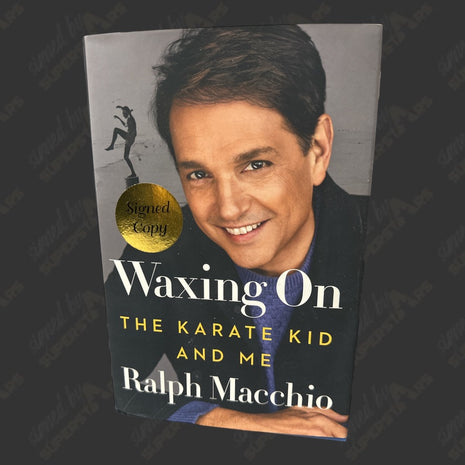 Ralph Macchio signed Waxing On Book