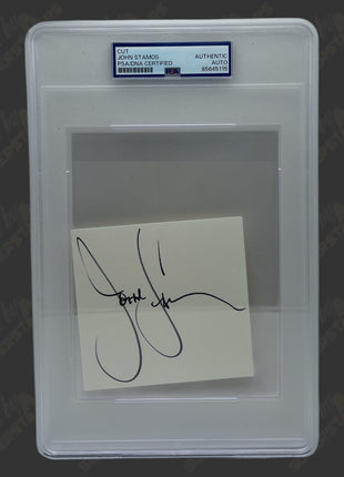 John Stamos signed Cut (w/ PSA)