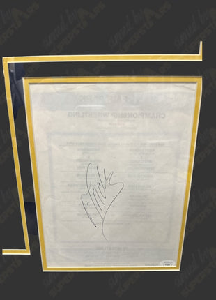 Andre the Giant signed 33x41 Framed Shadow Box (w/ JSA)