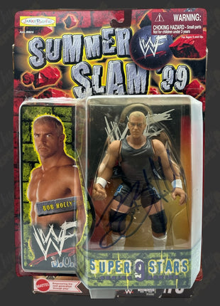 Bob Holly signed WWF Summer Slam '99 Action Figure