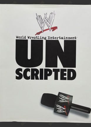 Rob Van Dam signed WWE Unscripted Book