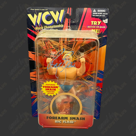 Ric Flair signed WCW Action Figure