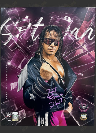 Bret Hart signed 16x20 Photo (w/ JSA)
