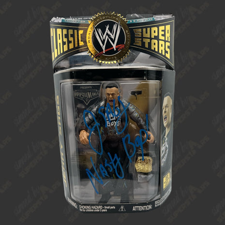 Jerry Saggs signed WWE Jakks Classic Superstars Action Figure