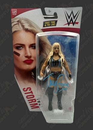 Toni Storm signed WWE Series 117 Action Figure