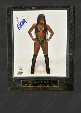 Naomi signed Wood Plaque