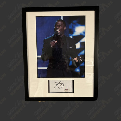 Kevin Hart signed Cut Matted & Framed (w/ PSA)