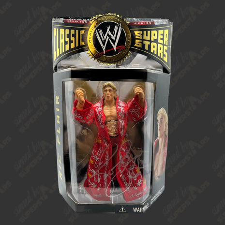 Ric Flair signed WWE Jakks Classic Superstars Action Figure