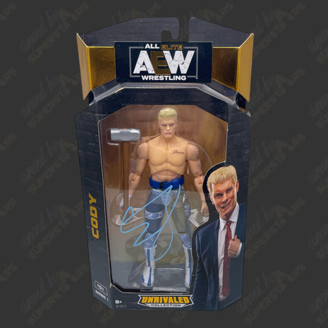 Cody Rhodes signed AEW Unrivaled Series 1 Action Figure