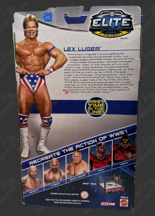 Lex Luger signed WWE Elite Flashback Action Figure