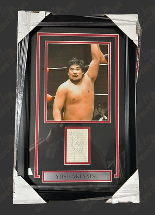 Yoshiaki Yatsu signed Framed Plaque