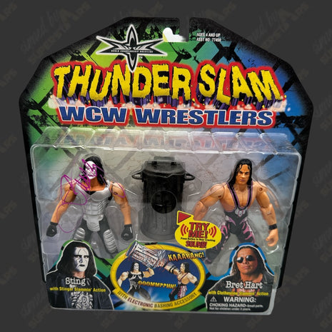 Sting signed WCW Thunder Slam Action Figure 2pack