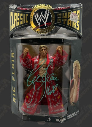 Ric Flair signed WWE Jakks Classic Superstars Action Figure