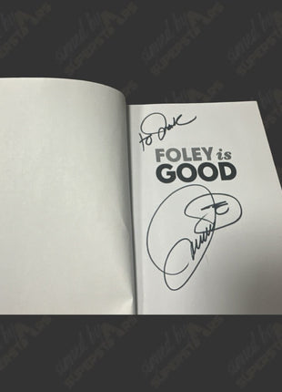 Mick Foley signed Foley is Good Book (To Mark)