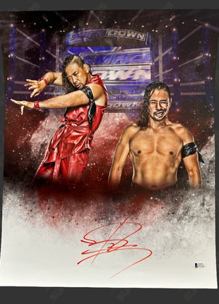 Shinsuke Nakamura signed 16x20 Photo (w/ Beckett)