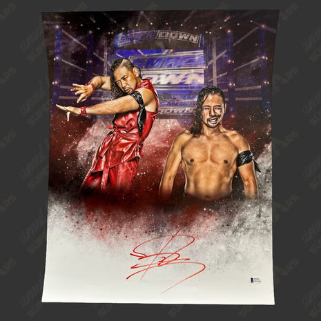 Shinsuke Nakamura signed 16x20 Photo (w/ Beckett)