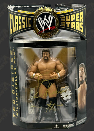 Ted DiBiase signed WWE Jakks Classic Superstars Action Figure