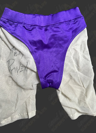 Raven (Scotty the Body) signed Ring Worn Trunks (Portland Wrestling)