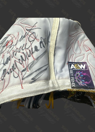 Rey Fenix signed Ring Worn AEW Mask