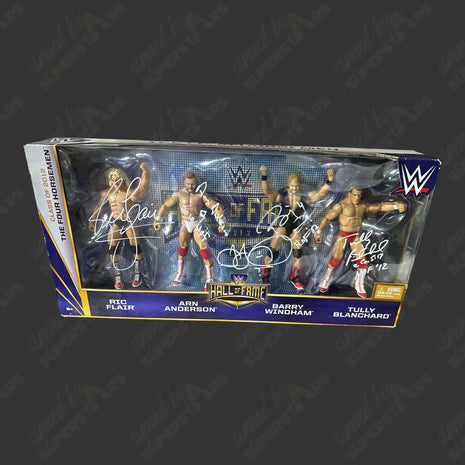 Four Horseman multi signed WWE Hall of Fame Action Figure Pack
