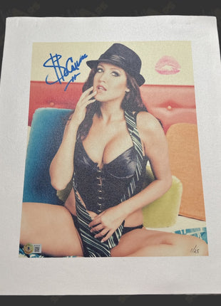SoCal Val signed & kissed 16x20 Canvas (w/ Beckett)