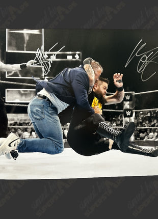 Kevin Owens & Shane McMahon dual signed 16x20 Photo