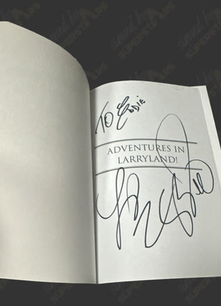 Larry Zbyszko signed Adventures in Larryland Book (To Eddie)