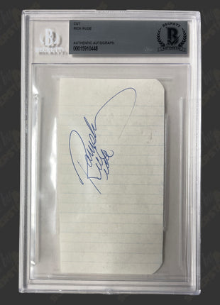 Rick Rude signed Cut (w/ Beckett)
